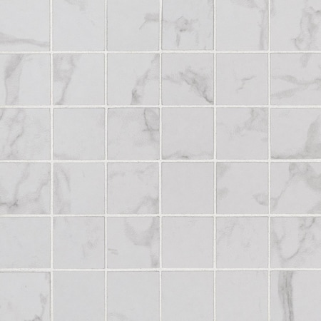 Msi Praia Carrara 12 in.  X 12 in.  Glazed Porcelain Mesh Mounted Mosaic Tile, 8PK ZOR-PT-0603